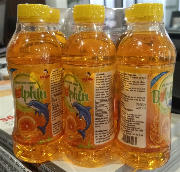 Nước bù điện giải Dolphin (K*5cọc*6chai) - Vesta