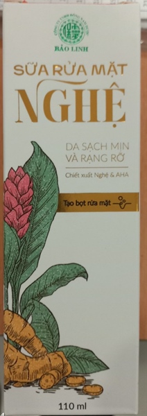 Sữa rửa mặt nghệ 110ml - Bảo Linh