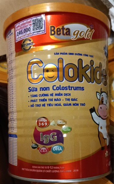 Beta gold - Colokids 400g (sữa non 0 - 12 tháng) - MD Group
