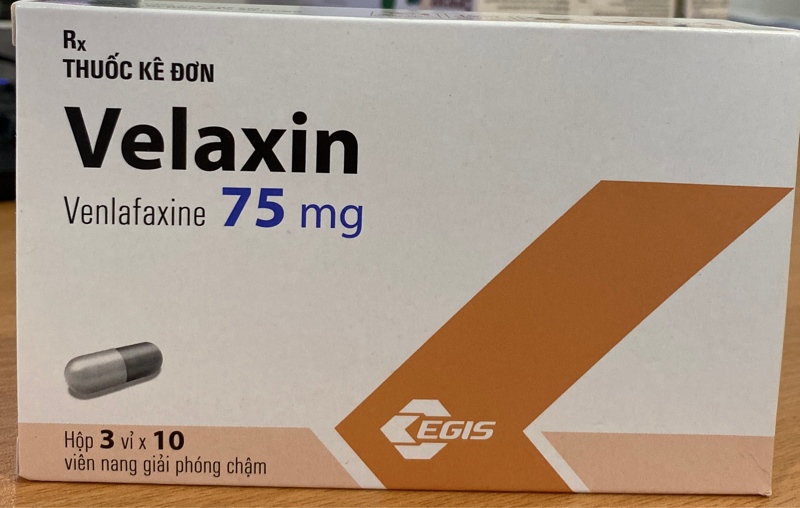 Velaxin (Venlafaxine 75mg) (Hộp 3 vỉ x 10 viên) - Hungari