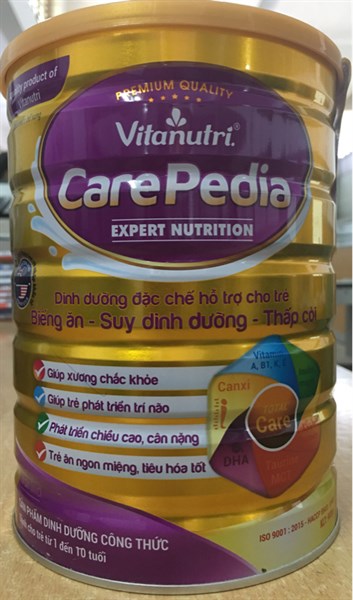 Vitanutri care pedia (Dinh dưỡng dành cho trẻ em biếng ăn) 900g - Hoàng Trung Kha 2