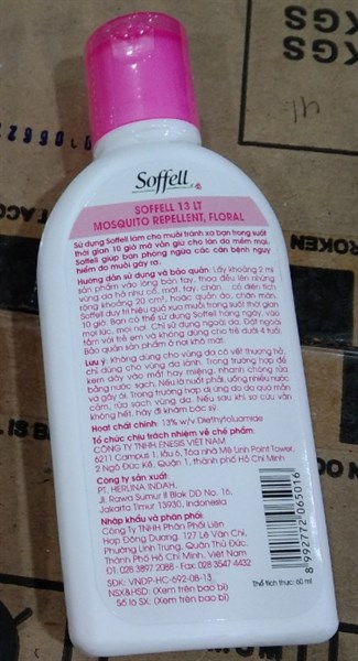 Kem bôi chống muỗi Soffel hương hoa (lọ 60ml) - Indonesia / Đông Dương 3
