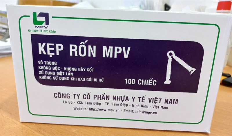 Kẹp rốn (Hộp*100cái) - Việt Nam