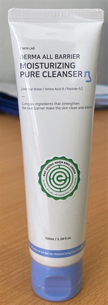 Sữa rửa mặt giảm kích ứng da C'Newlab Derma all Barrier Moisturizing Pure Cleanser 100ml - Korea
