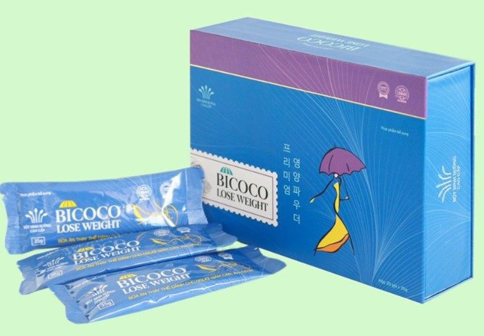 Bột dinh dưỡng cao cấp BICOCO Lose weight (Giảm cân) (Hộp 20 gói x 35g) - BMP