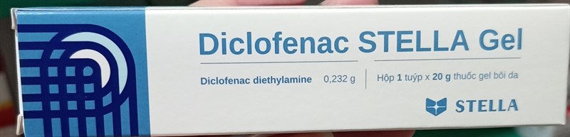 Diclofenac Stella gel 20g (K*480tub) - Stella