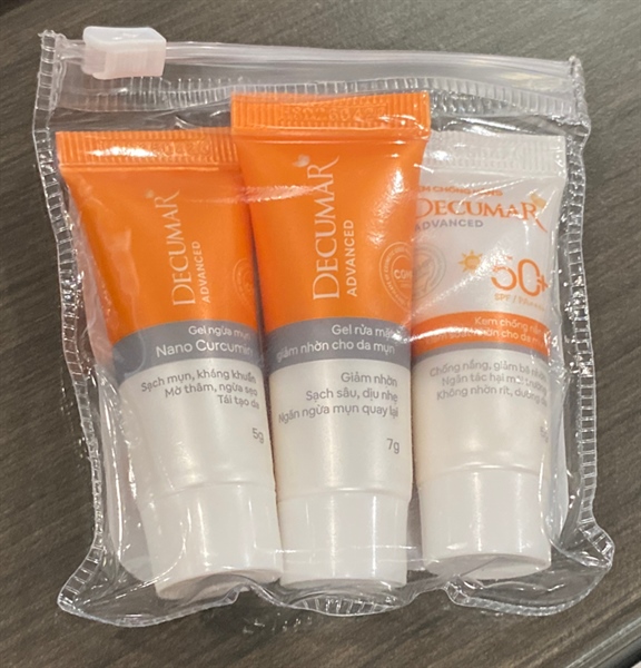Bộ 3 Decumar Sample giảm nhờn loại nhỏ