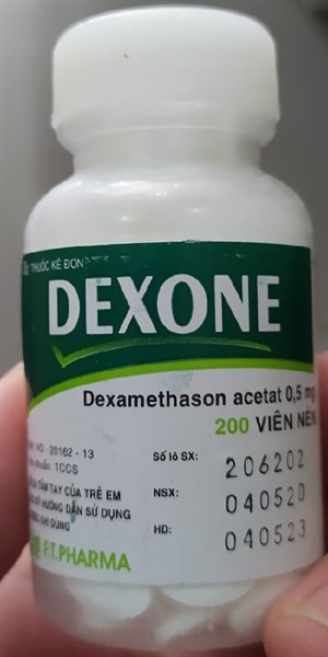 Dexone ( Kiện 200lọ x 200viên ) - 3/2 2