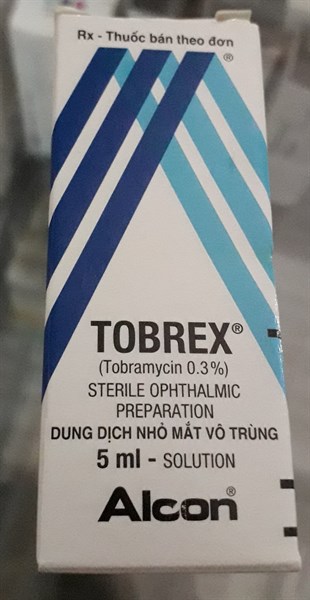Tobrex 0,3% 5ml - Bỉ (Lọ)