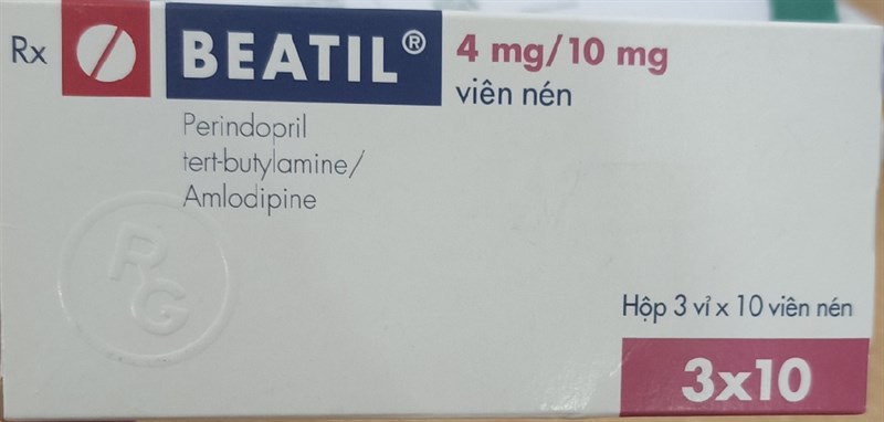 Beatil 4mg/10mg (Điều trị tăng huyết áp vô căn) (H*3vỉ*10viên) - Poland/Hungary