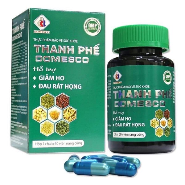Thanh phế (Hỗ trợ giảm ho, đau rát họng...) (Lọ 60 viên) - Domesco