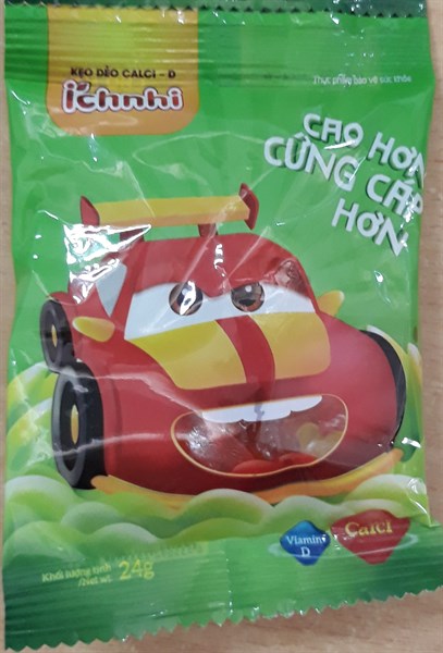 Kẹo dẻo Calci - D ích nhi 24g (Dây*10gói) - Nam Dược