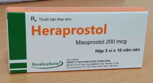 Heraprostol (Misoprostol 200mcg) (H*3vỉ*10viên) - Hera