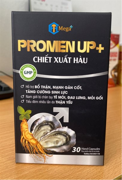 Promen Up + (Hỗ trợ bổ thận, tăng cường sinh lực) (Lọ*30viên) - HTC Mega