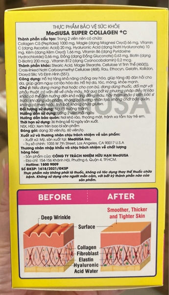 Super Collagen+C (Lọ 60viên) - Mỹ 2