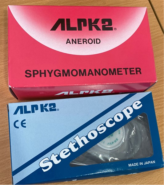 Huyết áp + ống nghe người lớn ALPK2 - Japan