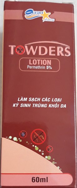 Towders lotion 60ml (Làm sạch các loại ký sinh trùng khỏi da) - Quang Xanh