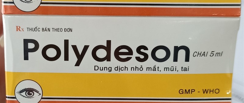 Thuốc nhỏ mắt, mũi, tai Polydesol 5ml - Vidipha