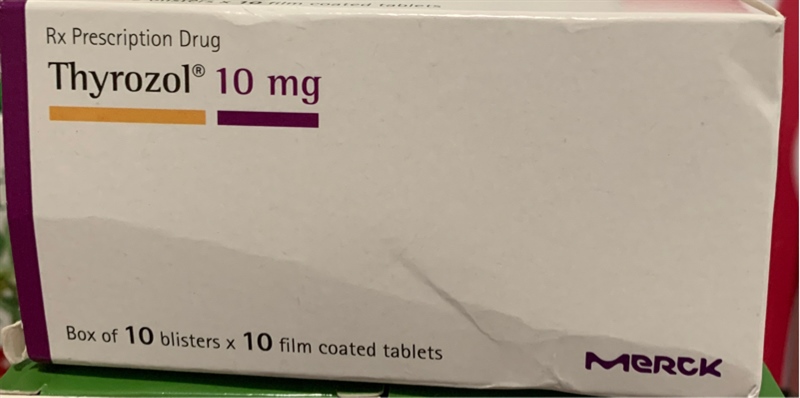 Thyrozol 10mg (Hộp 10 vỉ x 10 viên) - Đức