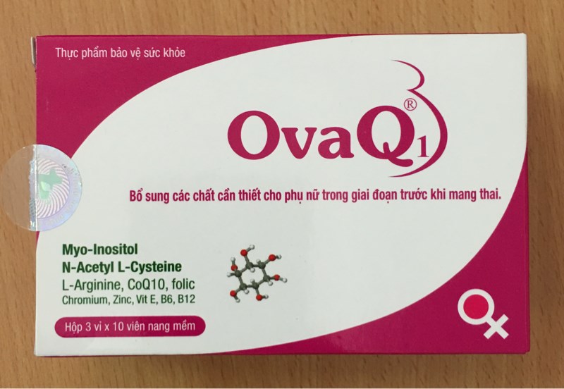 OvaQ1- bổ sung cho phụ nữ giai đoạn trước khi mang thai (H*3vỉ*10viên) - Mediplantex