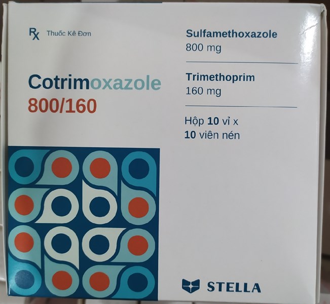Cotrimoxazole 800/160mg (H*10vỉ*10viên) - Stella