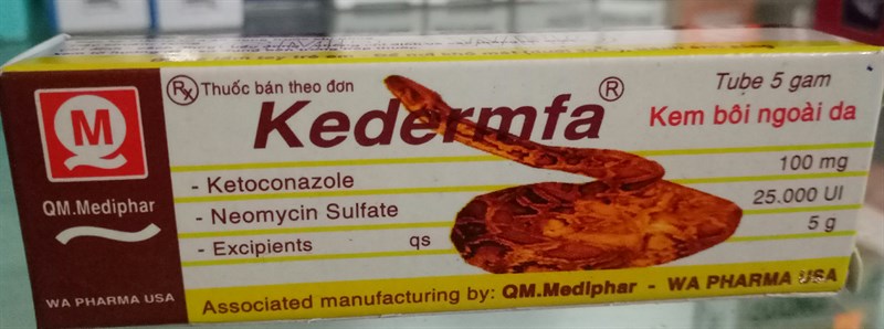 Kedermfa 5g (Kiện 30 cọc x 10 tube) - QM.Mediphar