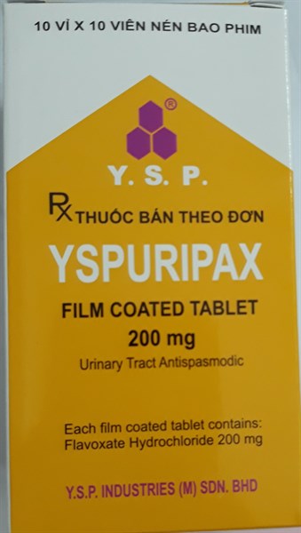 Yspuripax (Giảm co thắt niệu đạo) (H*10vỉ*10viên) - Malaysia (Hộp)