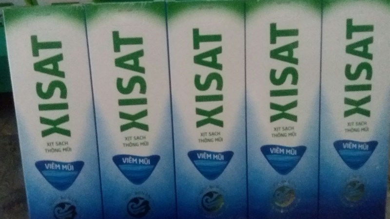 Xisat viêm mũi 75ml xanh (Cọc*5lọ) - Merap