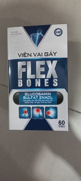 Viên vai gáy Flex Bones (Lọ 60 viên) - Tâm Đức