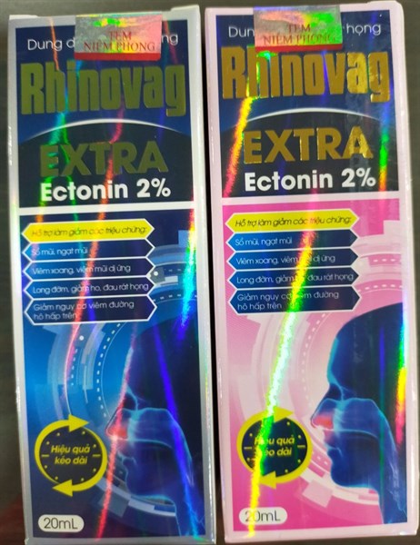Xịt mũi họng Rhinovag Extra (Xanh + Hồng) 20ml - Rio