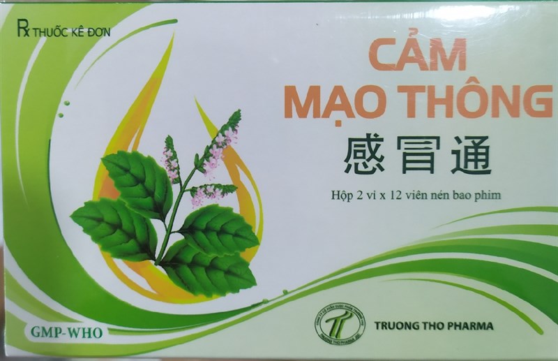Cảm mạo thông (Hộp 2vỉ x 12viên) - CTCPDP Trường Thọ