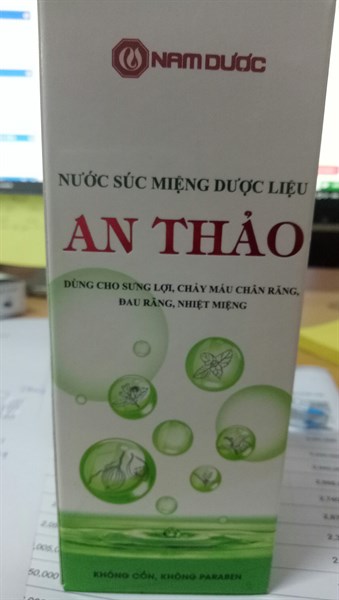 Nước súc miệng an thảo 250ml