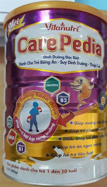 Vitanutri care pedia (Dinh dưỡng dành cho trẻ em biếng ăn) 900g - Hoàng Trung Kha