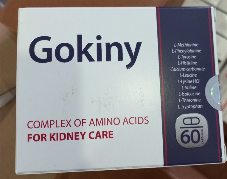 Gokiny (Bổ sung các amino acid) (Hộp 6 vỉ x 10 viên) - Solepharm / Latvia