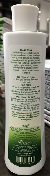 Nước tắm gội thảo dược Dr Baby 300ml - DK pharma 2
