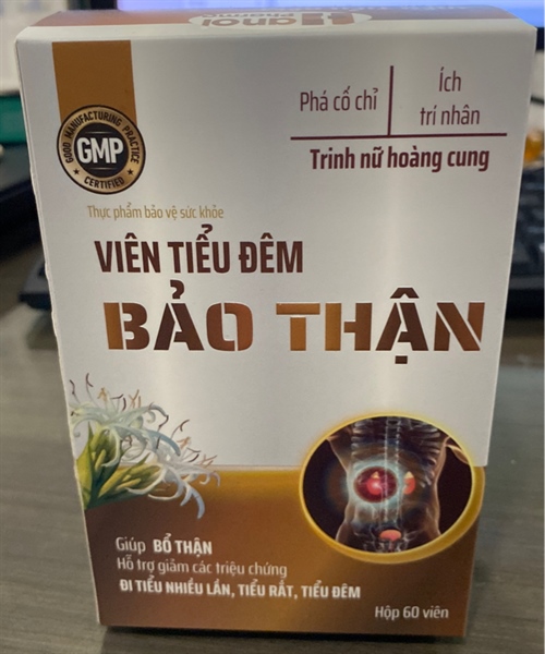 Viên tiểu đêm Bảo Thận (Lọ 60 viên) - Dược Liệu HN