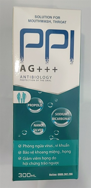 Nước súc miệng PPI Ag+++ 300ml - QT Tâm Việt