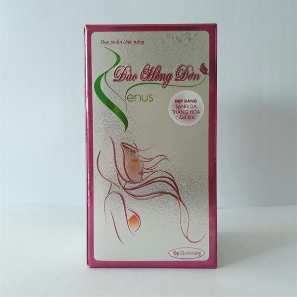 Đào hồng đơn Venus (Lọ 30 viên) - NPP Quốc Gia