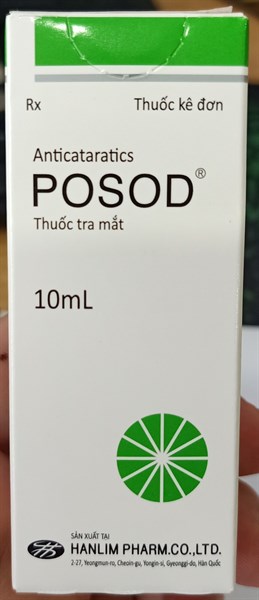 Thuốc nhỏ mắt Posod 10ml - Hàn Quốc (Lọ)