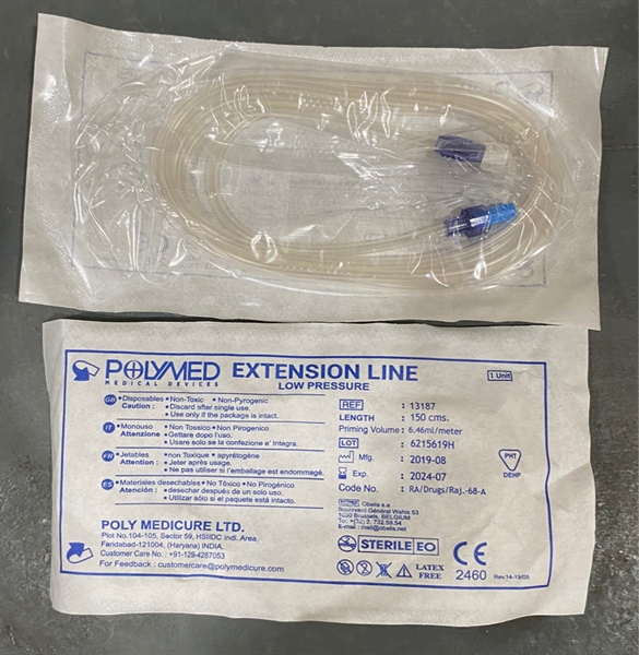 Polymed - Dây nối dài ALT 150cm - Poly Medicure Limited/ Ấn Độ