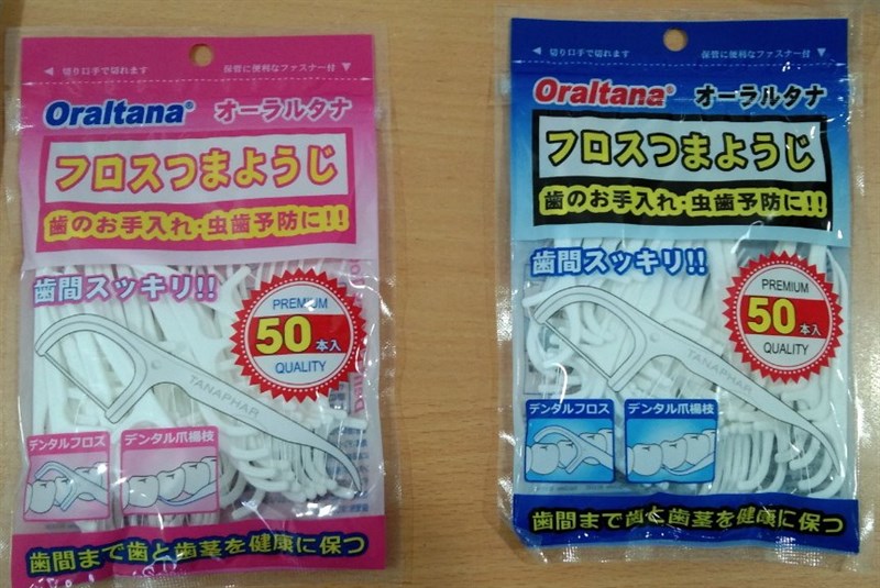 Tăm chỉ nha khoa Oraltana các loại hương (Túi 50cái) - Tân á 4