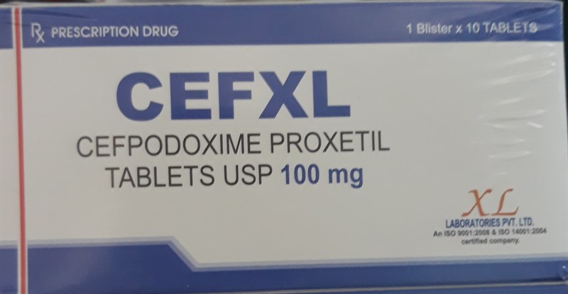Cefpodoxime 100mg (CEFXL) (H*1vỉ*10viên) - India