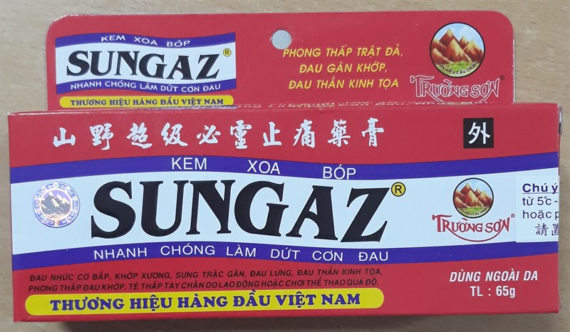 Kem xoa bóp Sungaz (to) 65g (K*50tub) - Trường Sơn