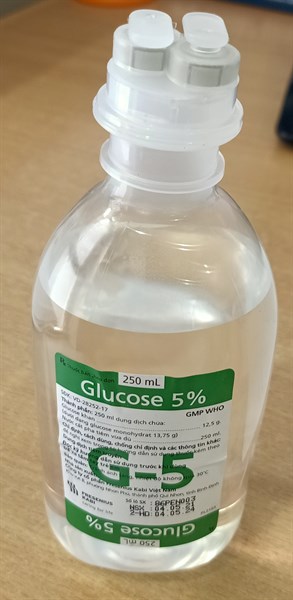 Glucose 5% 250ml (K*30chai) - Kabi Bidiphar
