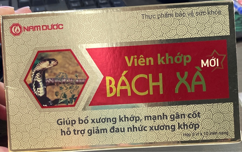 Viên khớp bách xà (Hộp 3 vỉ x 10 viên) - Nam Dược