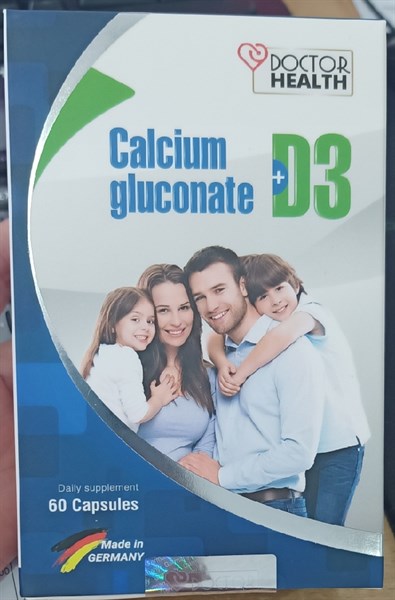 Viên calcium gluconate + D3 (H*4vỉ*15viên) - Germany