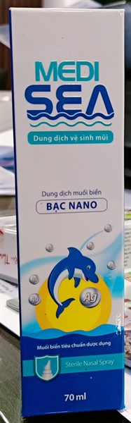 Dung dịch vệ sinh mũi Medisea 70ml - H và X