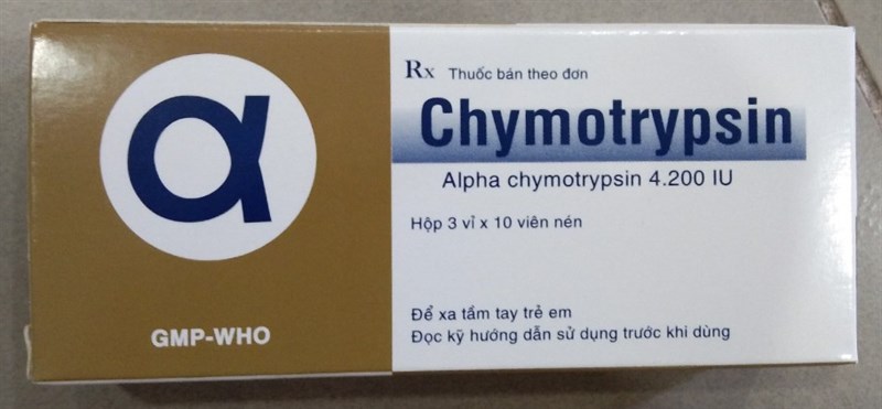 Alphachymotrypsin 4.200IU (H*3vỉ*10viên) - Bình Định