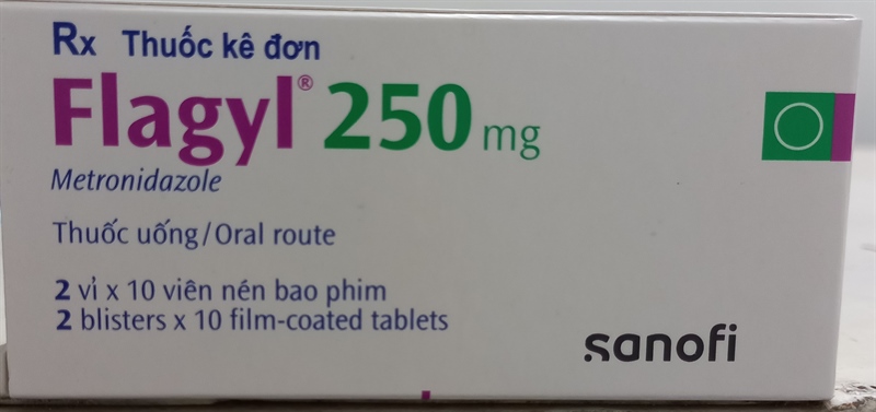 Flagyl 250mg (Metronidazole)(H*2vỉ*10viên) - Sanofi