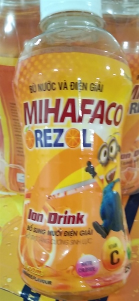 Bù nước và điện giải Orezol Mihafaco cam (Thùng 30 chai x 250ml) - Essen/Đức